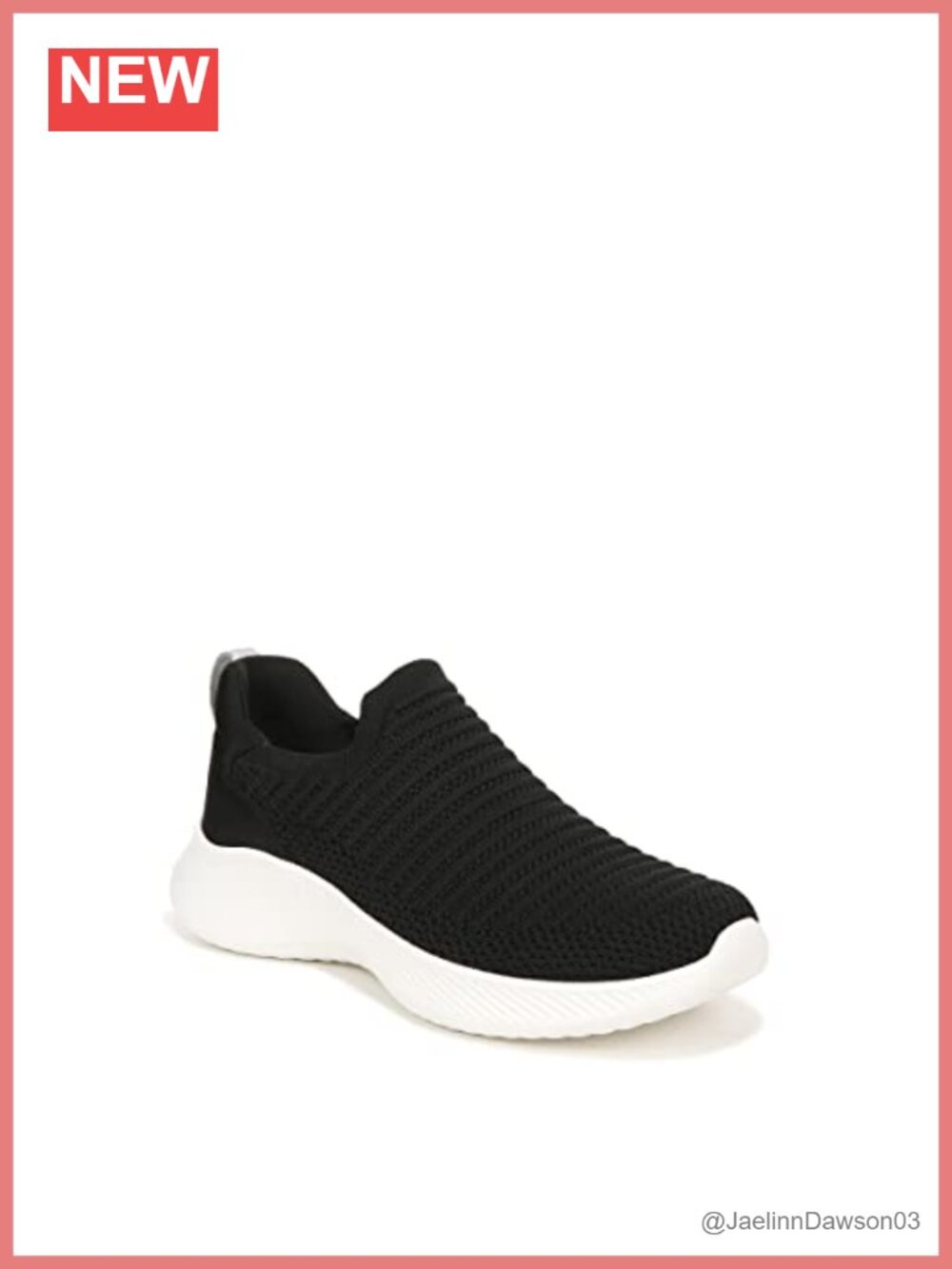 Women's Slip-On Knit Fashion Sneakers with Cushioned Insole